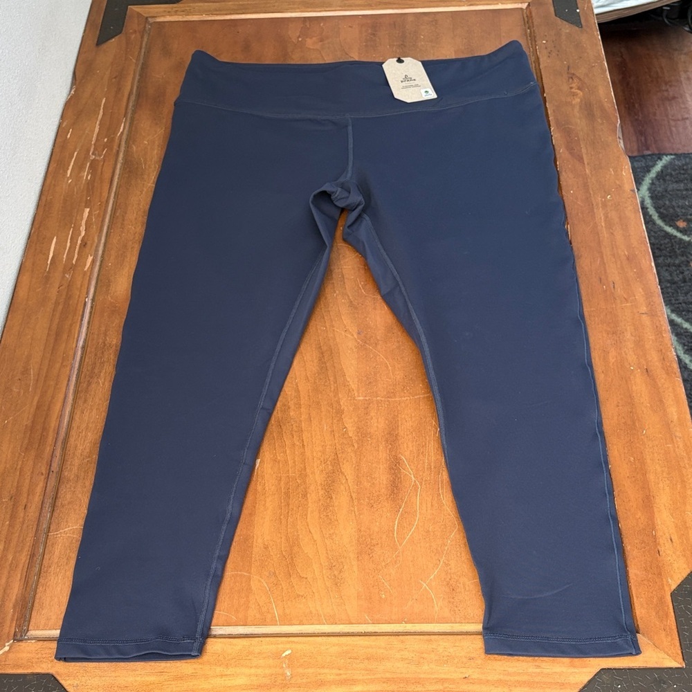 Prana NWT Transform Nautical Blue Legging Pants Size 3X